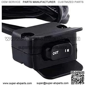 New Motorcycle ATV/UTV 3 Meters Winch Rocker Switch Handlebar Control Line Kits 12V Full Sealed Switch Connector Supplie