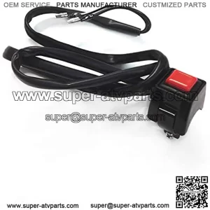 7/8 Inches Handlebar Kill Cut Off Stop Switch Push Button For Universal Motorcycles ATVs Scooters Snowmobiles [P/N: XH1700D]