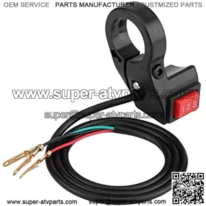 22mm 7/8in Handlebar Electric 3 Speed Module Switch Shift Compatible with Motorcycle E-Bike Scooter