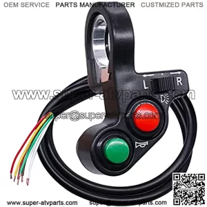 22mm 7/8" Motorcycle ATV turn signal headlight horn Handlebar Button Switch,motorcycle light switch,for Electric Motorcycle Scooter Dirt Pit Bike F-037
