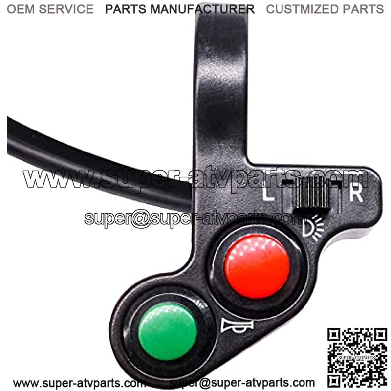 22mm 7/8" Motorcycle ATV turn signal headlight horn Handlebar Button Switch,motorcycle light switch,for Electric Motorcycle Scooter Dirt Pit Bike F-037 - Image 4
