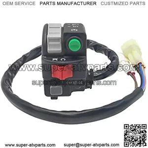 Left Handlebar Switch Start Stop Headlight Override for Yamaha Grizzly 550 700 Kodiak 700 450 YFM700 YFM550 YFM450 28P-83972-00-00