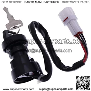 Ignition Key Switch Compatible with Yamaha Warrior 350 YFM350 1996 1997 1998 1999 2000 2001 ATV