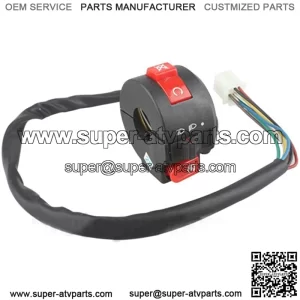 Left Switch Assembly for 50CC 70 cc 90cc 110 CC 125cc 150 cc 200cc 250 cc ATVs Quad 4 Wheelers Taotao SunL Coolster