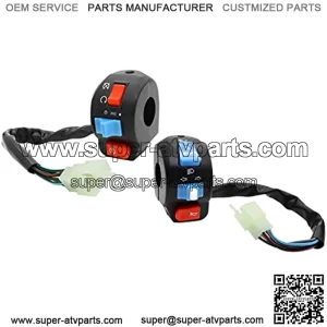 Handlebar Control Switches Horn Button Turn Signal Headlight Start Switch Fit for Chinese Scooter GY6 4 Stroke TAOTAO JCL ZNEN BMS (Color : 1SET)