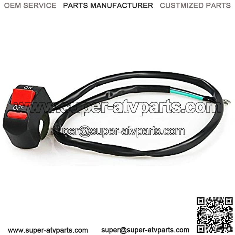 2 Wire on off Light Switch Universal for 7/8 inch 22mm Handlebar Motorcycle E-bike Electrombile Modified Vehicle - Image 3