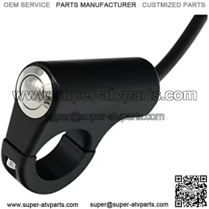 7????8 Motorcycle Switches 22mm Handlebar Aluminium Alloy Switch with Self-Return Button Horn Turn Signal Control Buttons