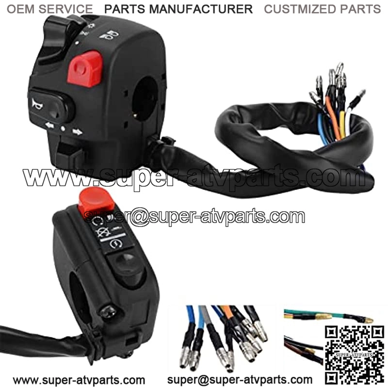 22mm Multi Function Motorcycle Left Right Handlebar Controller Switch for Motorcross, Motorbike, ATV, Sport Dirt Street Bike - Image 3