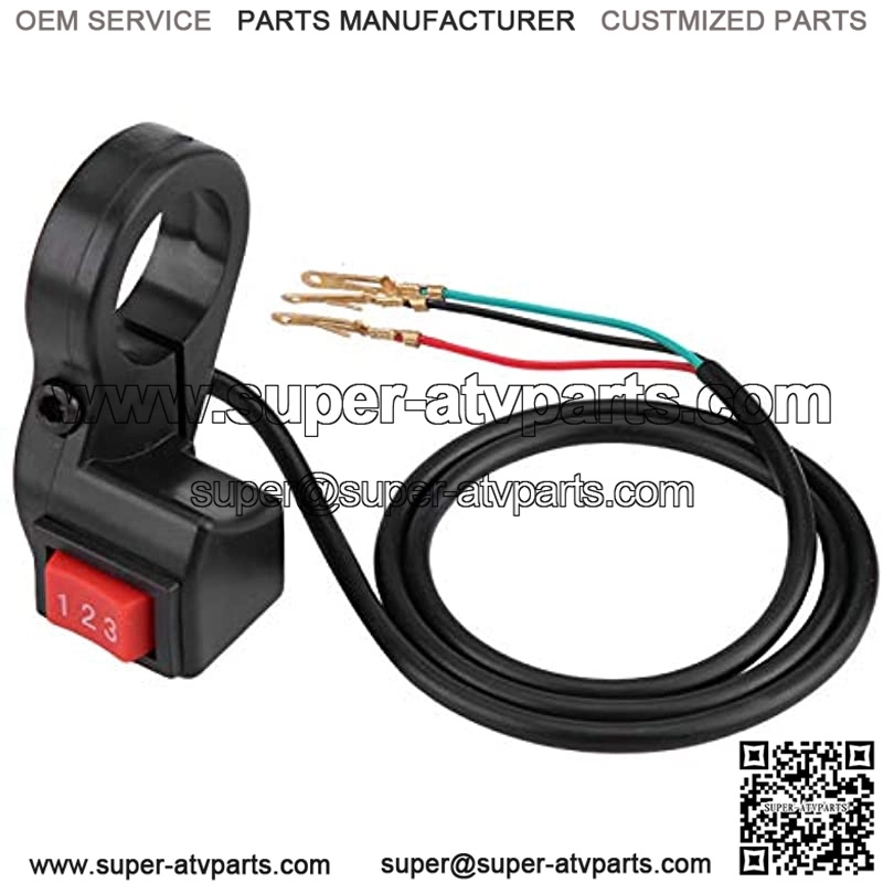 22mm 7/8in Handlebar Electric 3 Speed Module Switch Shift for Motorcycle E-bike Scooter handlebar rocker switch,handlebar switch,handlebar switches 7/8,3 speed switch ebike,3 speed switch,handle - Image 4
