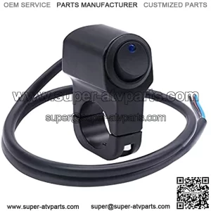 12v 7/8??Push Button Switch Headlight Hazard Brake Fog Light ON/Off Aluminum Alloy Control Switch
