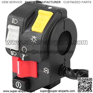 Motorcycle Handlebar Switch Left 35200?HB9?020 Fit for Honda ATV TRX250R 1986?1989, (Type : Def)