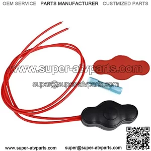 12V Waterproof Push-Button On-Off Switch with Quick Connector for LED Accent Lighting on Motorcycles, Cars, Trucks, ATVs, Golf Carts, etc