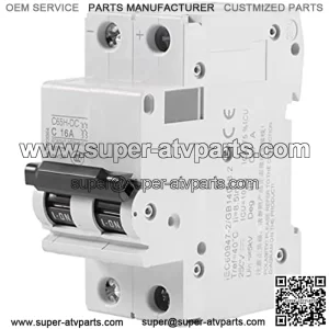 2 Wires Ignition Switch Key Starter Switch with 2 Keys On-Off for Electric Scooter ATV Moped Go Kart (Picture is displayed incorrectly, Please Refer to The Picture Shown in The Comment for Details)