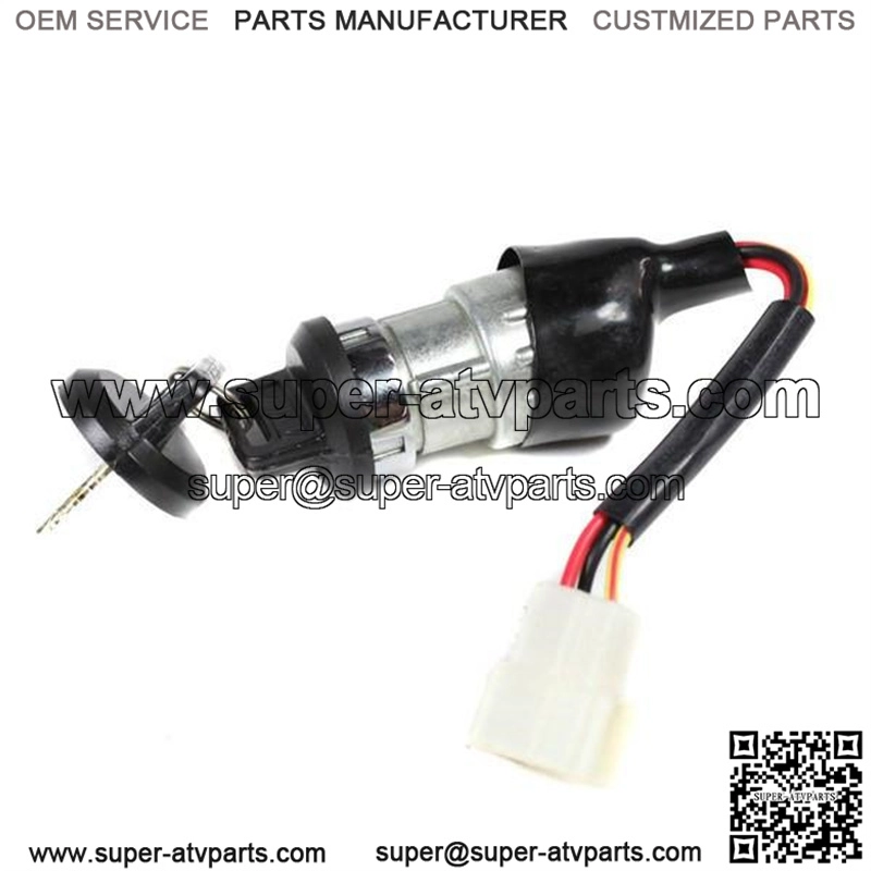 3-Wire Ignition Key Switch for Go Karts & UTVs