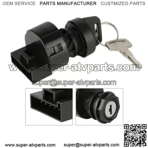 Motorcycle modification accessories are suitable for Polaris 400 500 electric door lock ignition switch ATV beach car accessories