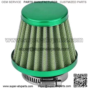 38mm Air Filter Intake Induction Kit for Most Dirt Pit Bike Mini Motocross Motoycle Engine (Green)