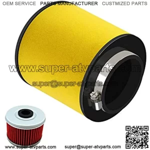 17254-HM8-000 Air Filter for compatible with Recon TRX250, TRX250EX, TRX250X, TRX250EX Sportrax with Oil Filter Replacement ATV Element Air Filter