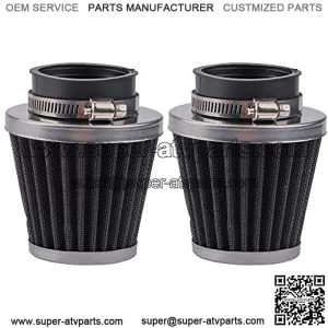 44mm Air Filter Compatible with GY6 50cc 110cc 125cc 150cc ATV Quad 4 Wheeler Go Kart Buggy Scooter Moped YAMAHA DT125 DT175 MX175 Suzuki RM85L RM85 RM80 RM65