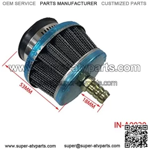 35mm EPA Approved Air Filter for 50cc 70cc 90cc 110cc 125cc ATV Quad Dirt Bike Pit Bike Dune Buggy Four Wheeler