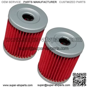 for Suzuki LT230G LT230S Quadsport 1985 1986 1987 1988 Oil Filter 2-Pack