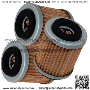 3 Pack Oil Filter for Yamaha Big Bear 400 YFM400 YFM400S 2WD 4WD 2000 2001 02-04