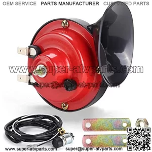 12V Universal Snail Golf Cart Horn Kit