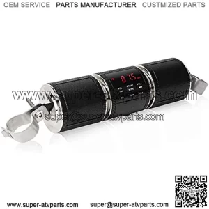 OPL5 Bluetooth Motorcycle Speaker Systems Waterproof Stereo Speakers Bar Mount 7/8-1.25 inch with AUX-in