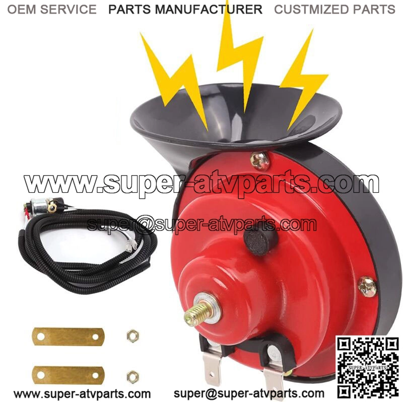 12V Golf Cart Horn with Switch Button Kit for EZGO Club Car Yamaha UTV ATV Boat