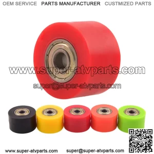 Off-road motorcycle modified chain guide sprocket tensioner rolling wheel rubber anti-skid wheel 8/10mm accessories