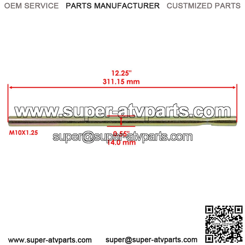 0453802 0453082 Left or Right Tie Rod For Polaris - Image 2