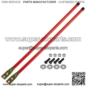 Snow Plow Blade Guide Markers 36" Bolt on 1308110 Fluorescent Orange Universal