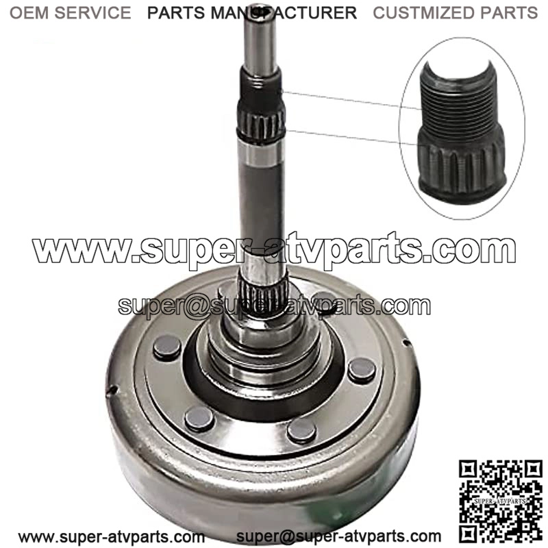 Wet Clutch Rebuild Kit,Shoe,Drum,Bearing,Filter,Nuts Fits for UTV 500 700,HS700,MSU500,Bennche COLEMAN POWERSPORTS QLINK Supermach - Image 2