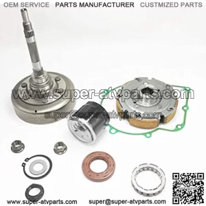 Wet Clutch Shoe Kit with Filter,Drum,Bearing Housing,Nuts for UTV/ATV 500 700 MSU500 MSU700,Massimo, Bennche, coleman powersports