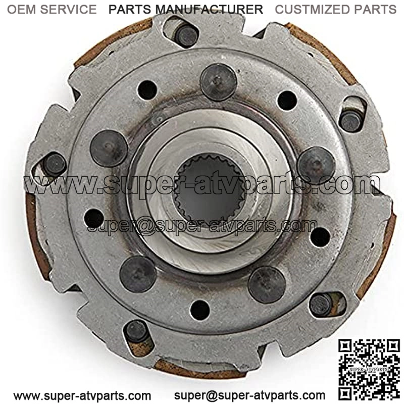 Wet Clutch Shoe Carrier Assembly for Arctic Cat 350 366 400 425 450 500 2008-2021, for KYMCO MXU400, OEM# 0823-328, 0823-197, 2261A-PWB1-900 - Image 2