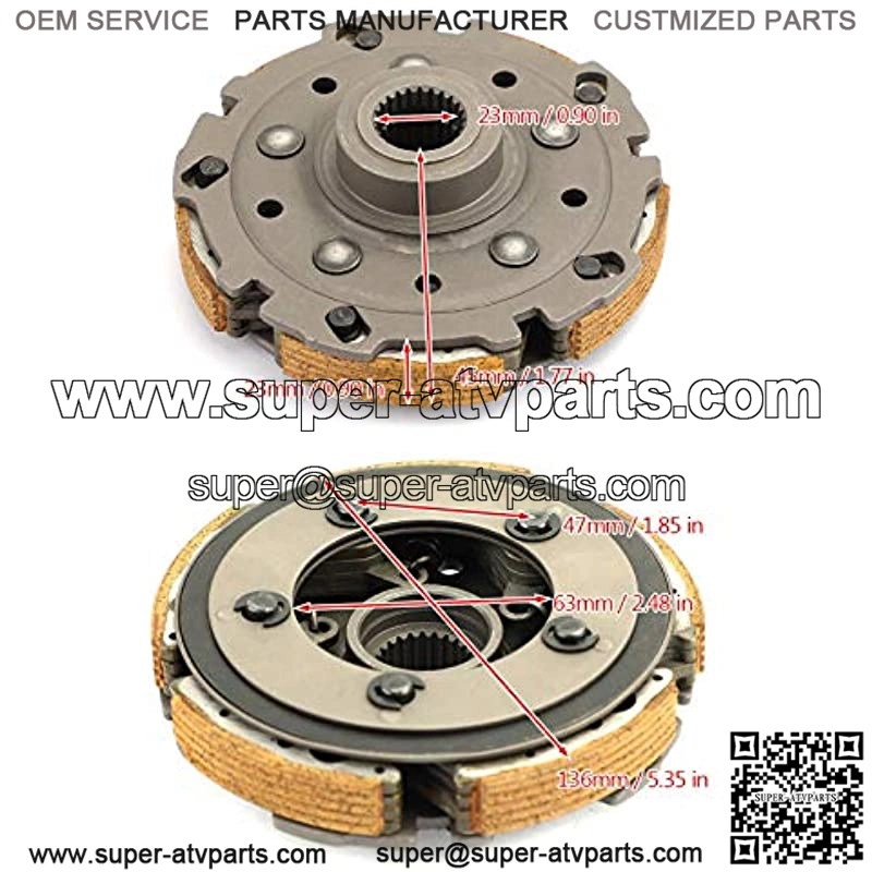 Wet Clutch Shoe Carrier Assy for CFMOTO CF188 CF500 CF600 ATV 0180-054000-0003 - Image 2