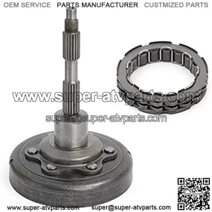 ATV Wet Clutch Cover Clutch Drum Shaft + Bearing for Arctic Cat ATV 350 400 425 450 500 2010-2021, for KYMCO MXU400