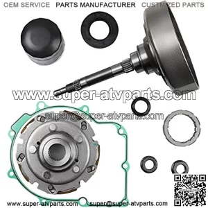Wet Clutch Kit UTV ATV Wet Clutch Shoe Kit Wet Clutch Kit, Compatible With UTV ATV 500, Including Necessary Accessories