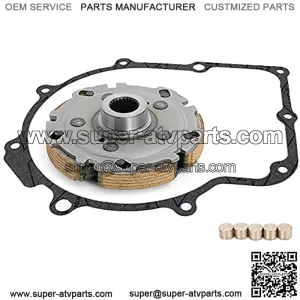 Wet Clutch Shoe Carrier + Gasket + Slugs for All UTV and ATV Carb & EFI Models 400 cc, for Massimo, for Supermach, for Menards Yardsport & More 400 cc