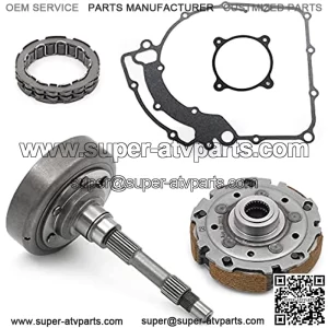 Wet Clutch Cover + Shoe Carrier Assembly + Bearing + Gaskets for CFMoto 800 HL Models (2012-2020), for CForce UForce ZForce 800, for 800 U8/X8/Z8 Engine, for CF800