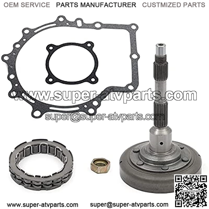 Wet Clutch Kit for CFMoto 500 MC Models (2007-2016), for CFMoto UForce CForce 500, for CFMoto CF500, for CFMoto X5 LWB/SWB, for CFMoto Rancher 500, Clutch Cover + Bearing + Gaskets