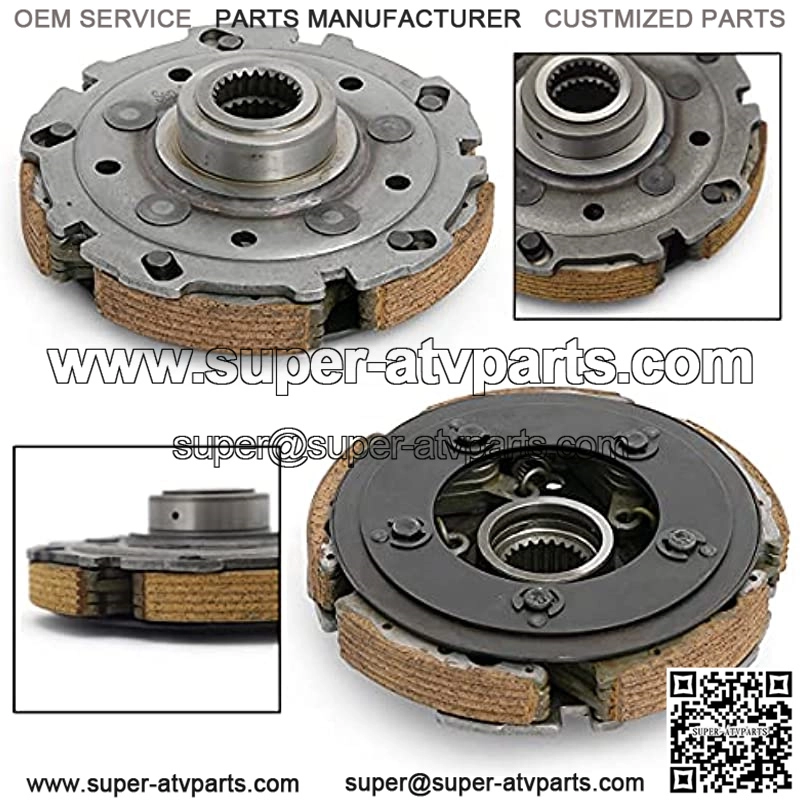 Wet Clutch Kit for CFMoto 500 MC Models (2007-2009,2011-2014), for CFMoto CF500, for CFMoto X5 LWB/SWB, Wet Clutch Cover + Shoe Carrier + Fixed Sheave + Secondary Driven Clutch - Image 3