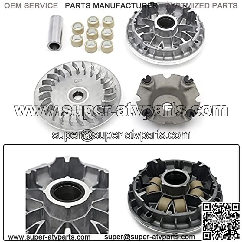 Wet Clutch Kit for CFMoto 500 MC Models (2007-2009,2011-2014), for CFMoto CF500, for CFMoto X5 LWB/SWB, Wet Clutch Cover + Shoe Carrier + Fixed Sheave + Secondary Driven Clutch - Image 4
