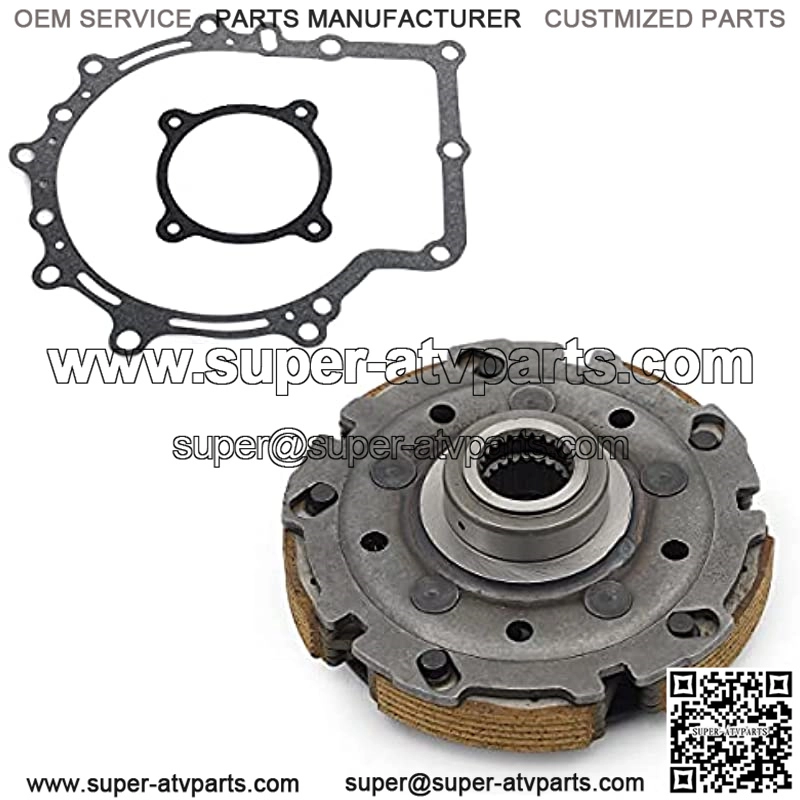 Wet Clutch Shoe Carrier Assembly + Paper Gaskets for CFMoto 500 MC Models (2007-2009,2011-2014), for CFMoto CF500, for CFMoto X5 LWB/SWB
