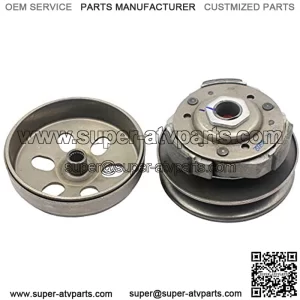 150CC Rear Clutch Set for 4 Stroke GY6 157QMJ Scooter Moped ATV Go Kart Compelte Driven Pulley Sets Parts