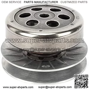 Rear Driven Pully Assembly,Clutch Driven Pully Rear Assembly Fit Replacement for LINHAI 260cc 250 300cc Scooter Go Kart ATV 16T Spline
