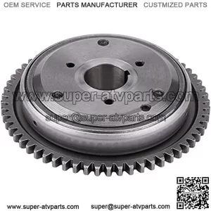 Acouto Starter Drive Clutch Primary Starter Drive Sprag Clutch Assembly for Scooter Moped GY6/125CC/150CC/152QMI/157QMJ/ATV 60 Tooth Gear 20 Sprags