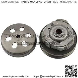 Complete Clutch Assy Rear Clutch Set Replacement for 4 Stroke GY6 125cc 150cc 152QMI 157QMJ Engine Scooter ATV Mopeds Go Karts Buggies Dirt Bikes