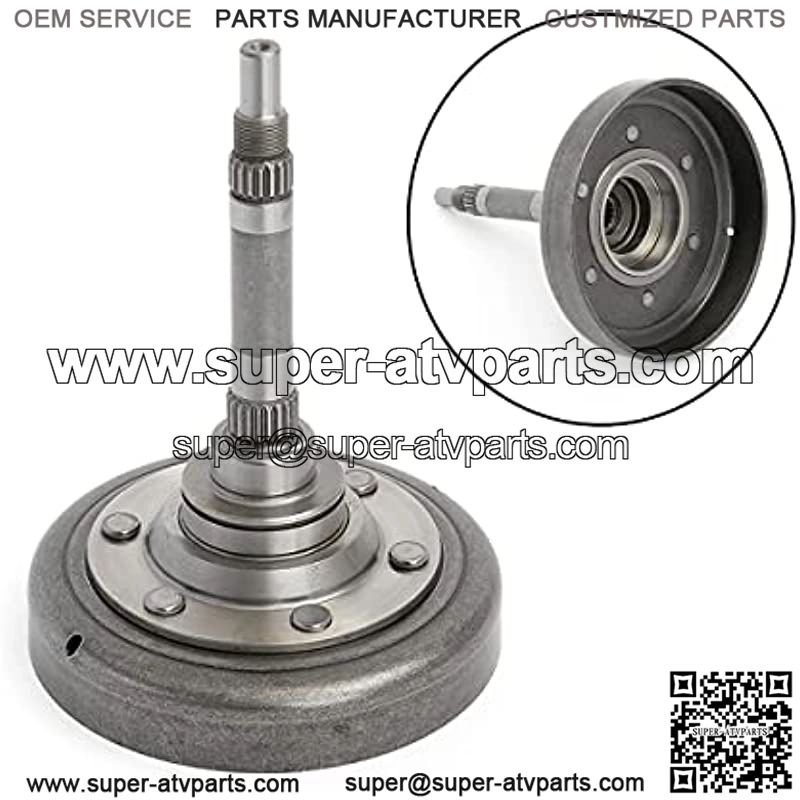 Wet Clutch Kit for HiSUN 400 UTV, Massimo, Supermach, Q link, YS400, UTV400, MSU400, Clutch Cover Housing + Clutch Shoe + Nuts + Bearing + Oil Filter + Gasket + Seal - Image 2