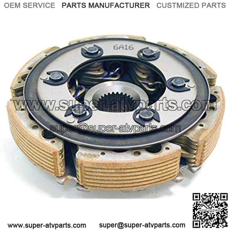 Wet Clutch Shoe Carrier With Gasket Bearing Nut For YAMAHA Grizzly 550 2009-2014 700 2008-2013 Grizzly 700 2007-2015 - Image 2