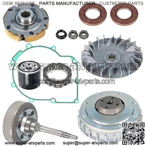 Primary Drive Clutch Sheave Clutch Carrier Housing Oneway Replacement for Hisun UTV 500 700